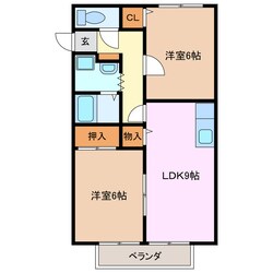 穴太駅 徒歩15分 1階の物件間取画像